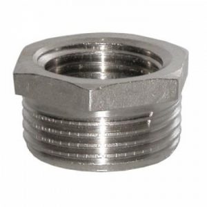 Футорка 1/2" - 3/8" никель  GF ИТАЛИЯ