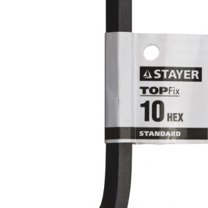 Ключ имбусовый STAYER  "STANDARD",сталь,черный 10 мм