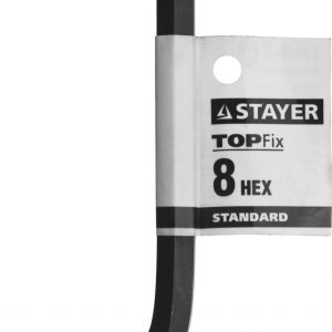 Ключ имбусовый STAYER  "STANDARD",сталь,черный 8 мм